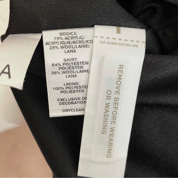 LOFT Wool Sequin Sleeveless Shift Dress Size 0 - Picture 8 of 9